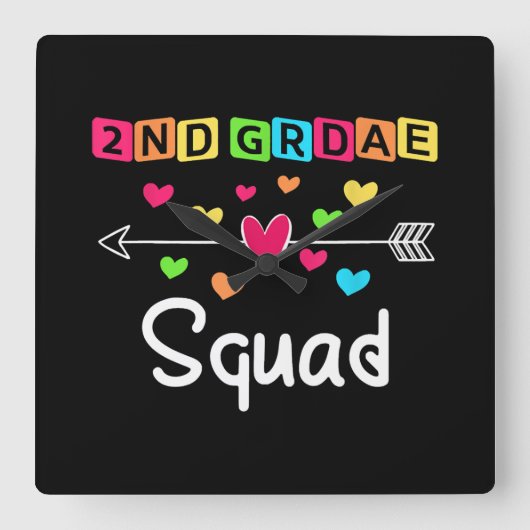 Horloge Carrée 2e Grade (Recto)