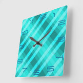 Horloge Carrée 3D Color Design Wall Clock A (Angle)