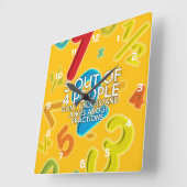 HORLOGE CARRÉE 5 SUR 4 PERSONNES (Angle)