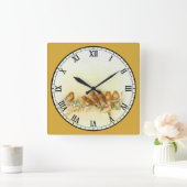 Horloge Carrée 6 Cute (Maison)