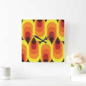 Horloge Carrée 70 s 60 (Maison)