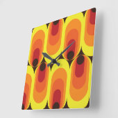 Horloge Carrée 70 s 60 (Angle)