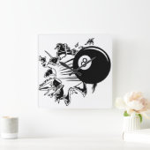 Horloge Carrée 8-Ball Breakthrough (Maison)