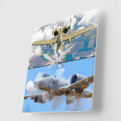 HORLOGE CARRÉE A-10C THUNDERBOLT II (Angle)