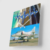 HORLOGE CARRÉE A-4 SKYHAWK (Angle)