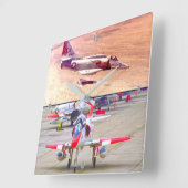 HORLOGE CARRÉE A-4 SKYHAWK (Angle)