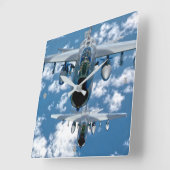 HORLOGE CARRÉE A-7 CORSAIR II (Angle)