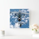 HORLOGE CARRÉE A-7 CORSAIR II (Maison)