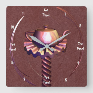 Horloge Carrée À la réflexion