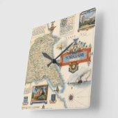 Horloge Carrée A Map of Yorkshire : East Riding (Angle)