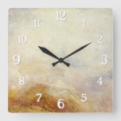 Horloge Carrée A Mountain Scene, Val d’Aoste - Joseph Mallord... (Recto)