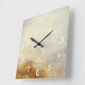 Horloge Carrée A Mountain Scene, Val d’Aoste - Joseph Mallord... (Angle)