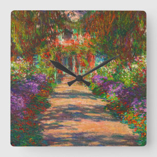 Horloge Carrée A Pathway à Monets Garden, Giverny, 1902