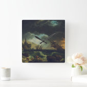 Horloge Carrée A Shipwreck in Stormy Seas by Claude-Joseph Vernet (Maison)