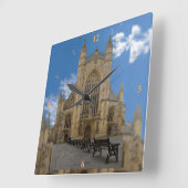 Horloge Carrée Abbaye de Bath. (Angle)