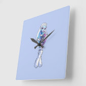 Horloge Carrée Abbey Clock (Angle)