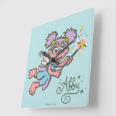 Horloge Carrée Abby Cadabby Vol (Angle)