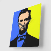 HORLOGE CARRÉE ABE LINCOLN 2 (Angle)