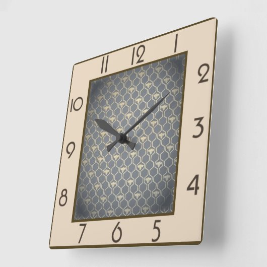 Horloge Carrée Abee (Angle)