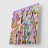 Horloge Carrée abstract (Angle)