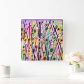 Horloge Carrée abstract (Maison)