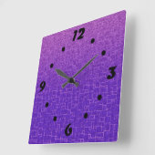 Horloge Carrée Abstract stone texture bricks decor ornamental pur (Angle)