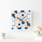 Horloge Carrée Abstrait (Maison)