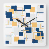 Horloge Carrée Abstrait (Recto)
