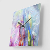 Horloge Carrée Abstrait mystique (Angle)
