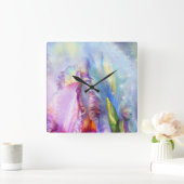 Horloge Carrée Abstrait mystique (Maison)