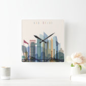 Horloge Carrée Abu Dhabi, United Arab Emirat | Skyline (Maison)