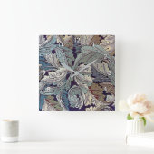 Horloge Carrée Acanthus, William Morris (Maison)