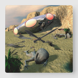 Horloge Carrée Accident d'UFO de Roswell