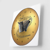 Horloge Carrée Accordéon us (Angle)