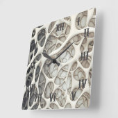 Horloge Carrée Acrylique (Angle)