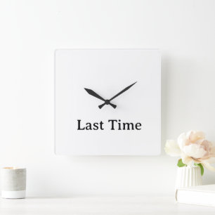 Horloge Carrée Acrylique simple personnalisé 110,75"