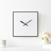 Horloge Carrée Add Your Image and/or message (Maison)