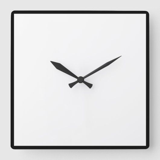 Horloge Carrée Add Your Image and/or message (Recto)