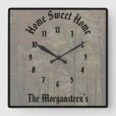 Horloge Carrée Advanced Create Your Own Custom (Recto)