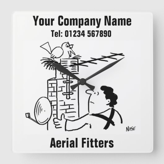 Horloge Carrée Aerial Fitter (Recto)