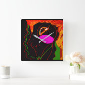 Horloge Carrée African Phoenix Rising  (Maison)