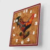 Horloge Carrée Agritourisme Country Roster (Angle)