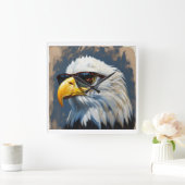 Horloge Carrée Aigle (Maison)