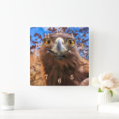 Horloge Carrée Aigle d'or YEUX D'OR (Maison)