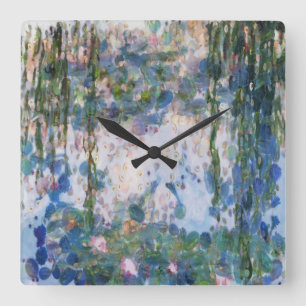 Horloge Carrée Ail Lilies Eau Lilies Beaux Art Spoof