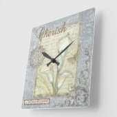 Horloge Carrée Aimez (Angle)