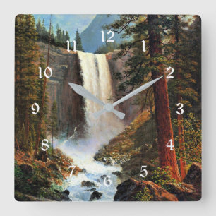 Horloge Carrée Albert Bierstadt painting