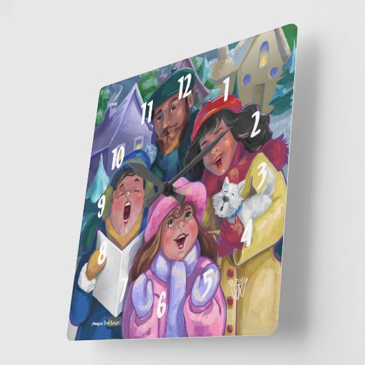 Horloge Carrée Aller en covoiturage (Angle)