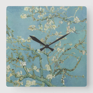 Horloge Carrée Almond Blossom : Vincent Van Gogh