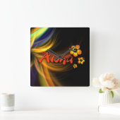 Horloge Carrée Aloha (Maison)